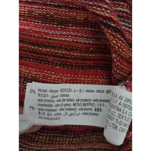 Zara Men's Short Sleeve Button Front Knit Sweater Multicolor Size L NWOT - Picture 9 of 13